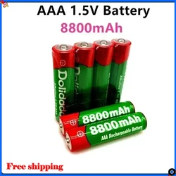 Batería recargable alcalina para luz led de juguete, pila recargable de 2020 V, AAA, 1,5 mah, 8800 V, + envío gratis,