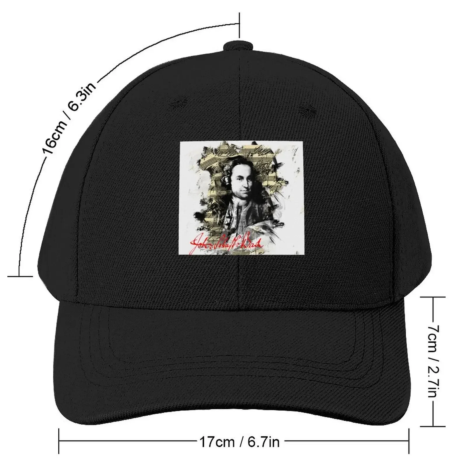 Johann Sebastian Bach Baseball Cap Golf Brand Man cap Hat Man For The Sun Man Women's