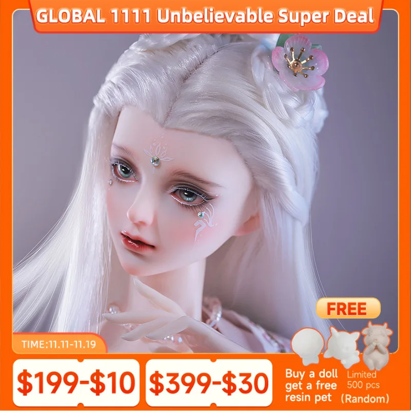 

Кукла Shuga Fairy BJD Xiny 1/3, кукла- нимфа из смолы, игрушки для детей, подарок для девочек и мальчиков, куклы SD, модная модель, женский BJD