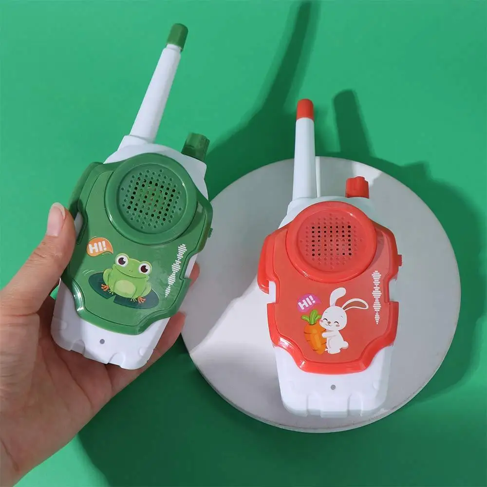 วิทยุ Interphone เด็ก Walkie Talkie ของเล่นทางไกล Early การศึกษาเด็ก Intercom เครื่อง Transceiver ไม่มีรังสี