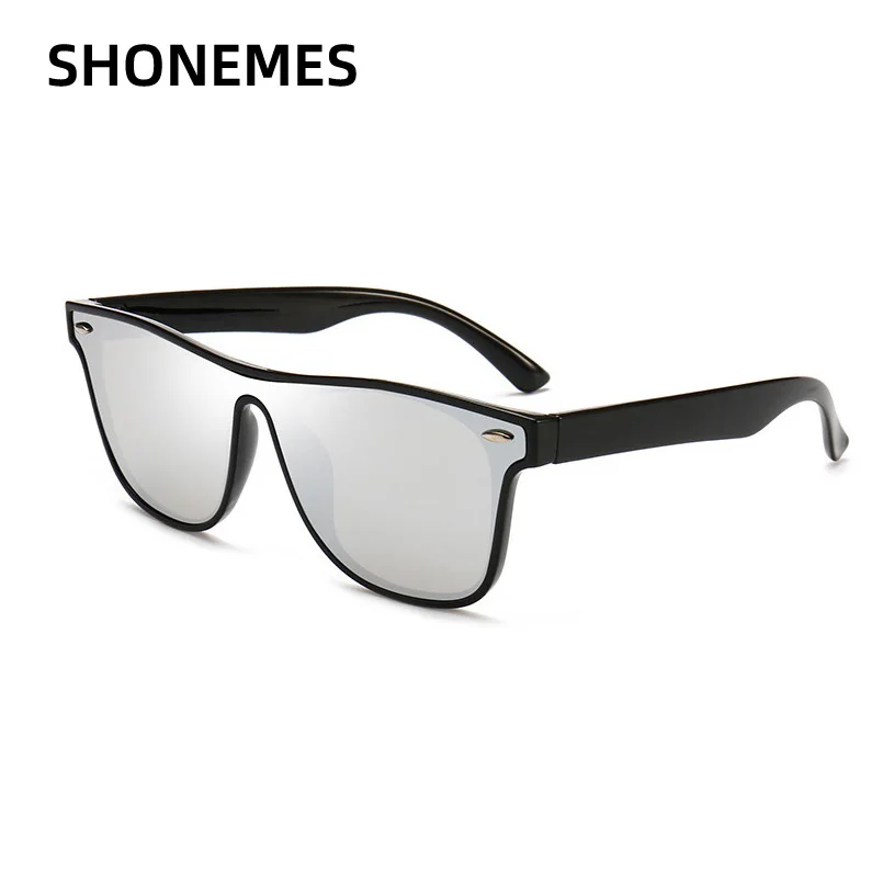 

Shonemes Square Sunglasses Classic Men Women Shades Full Frame One Piece Outdoor UV400 Driving Sun Glasses for Unisex