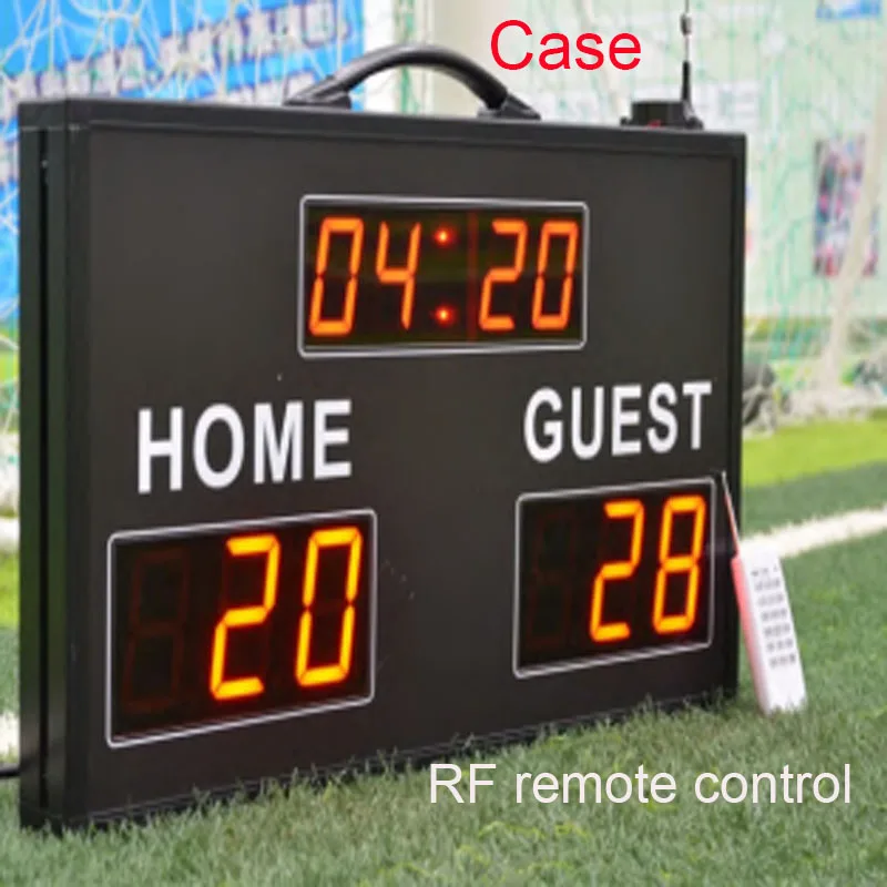 Imagem -03 - Mini Controle Remoto rf para Led Sports Scoreboard Pequeno Sinal Led Digit