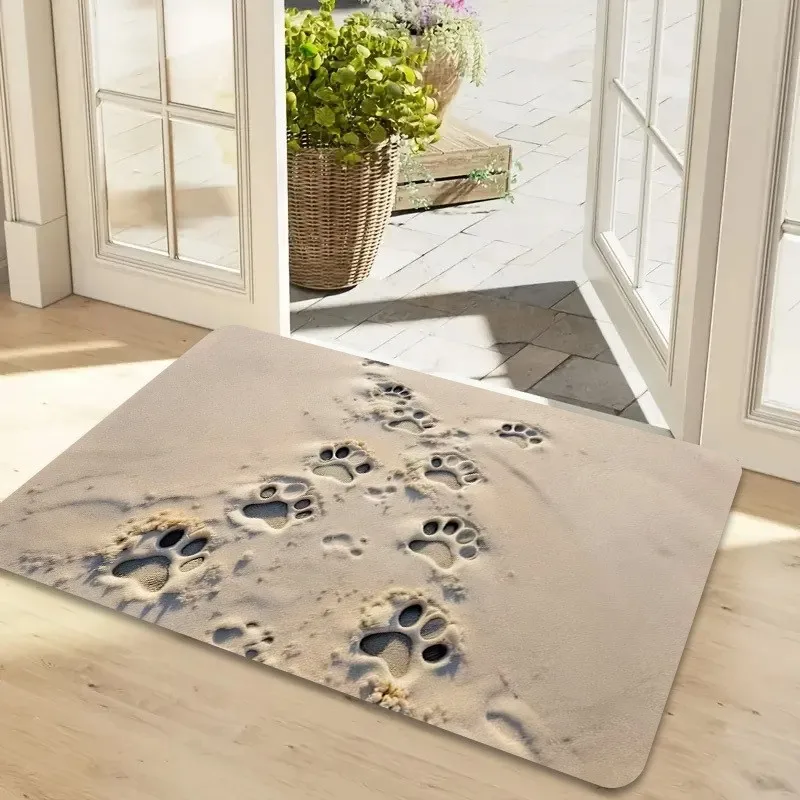 Funny Cavapoo Dog Doormat No Need To Knock Letter Print Welcome Mat Cute Puppy Entrance Floor Rug Outdoor Indoor Door Floor Mat
