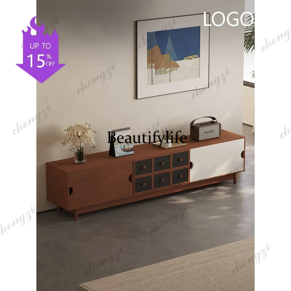 

C45 Medieval TV Cabinet Living Room New Light Luxury Premium Storage TV Cabinet
