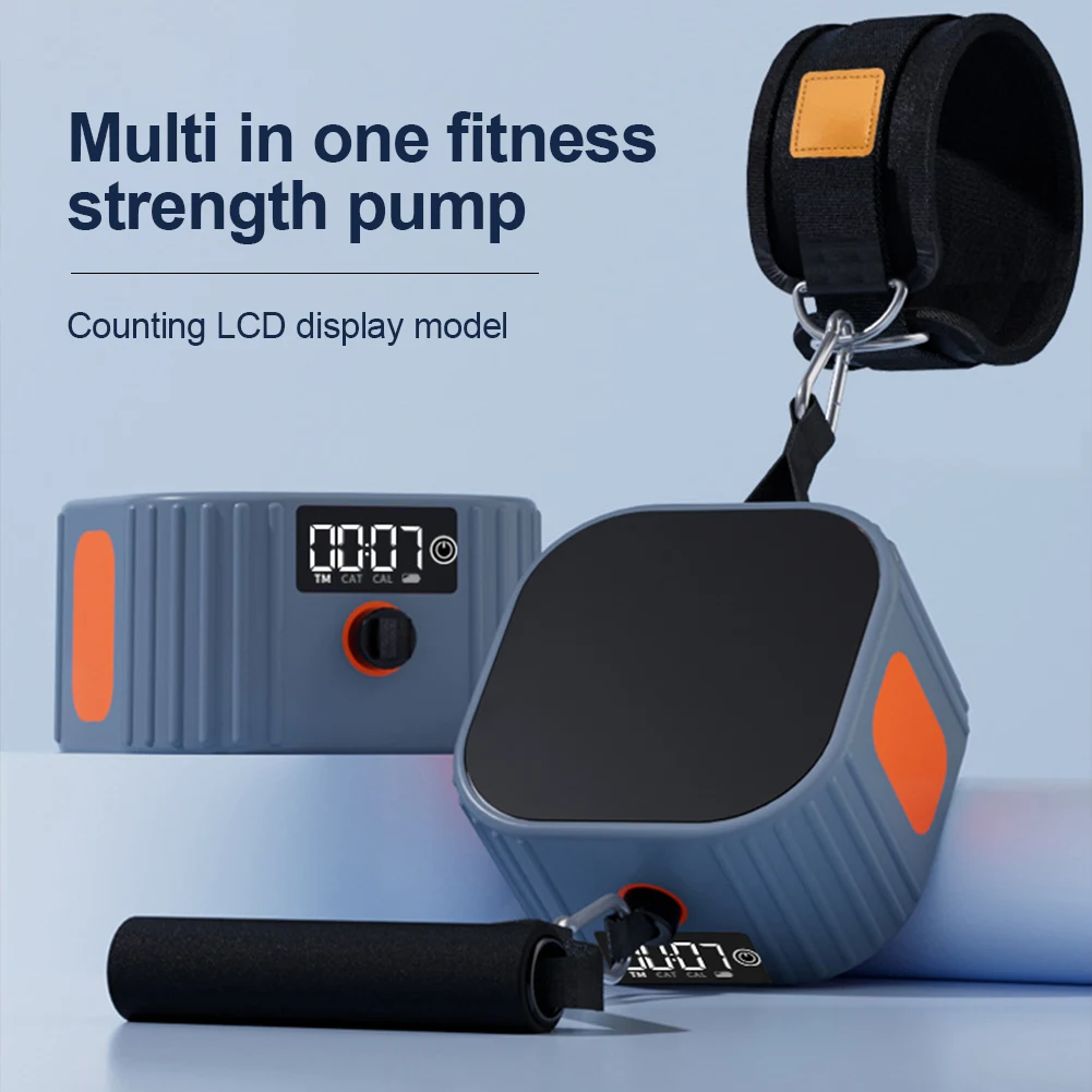 Multifunctional Fitness Equipment Resistance Machine Comfortable Grip Cable Machine Portable Strength Training for Home Gym