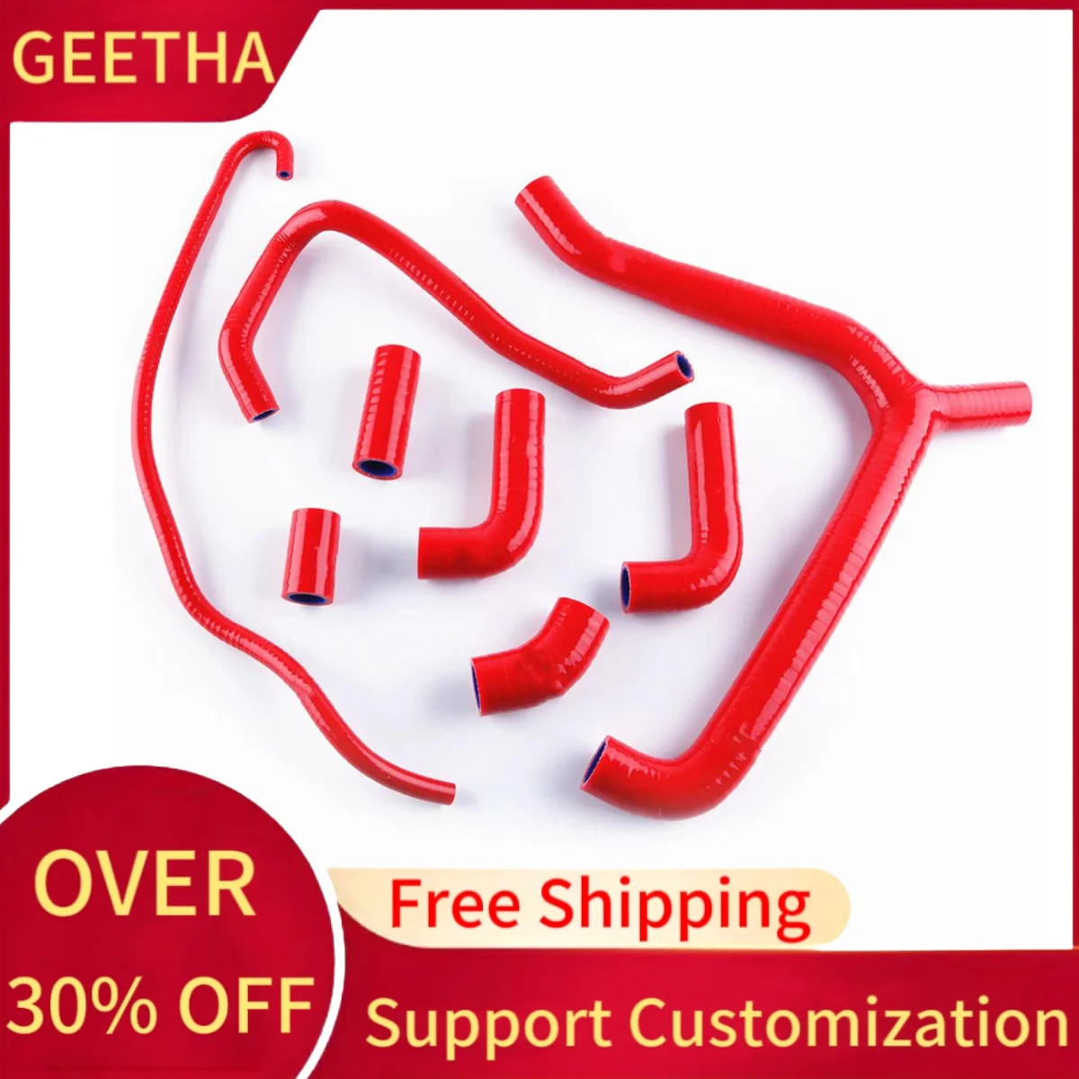 Silicone Radiator Hose Kit For 2000-2006 Honda RC51 RVT1000R VTR1000 SP1 SP2 2001 2002 2003 2004 2005