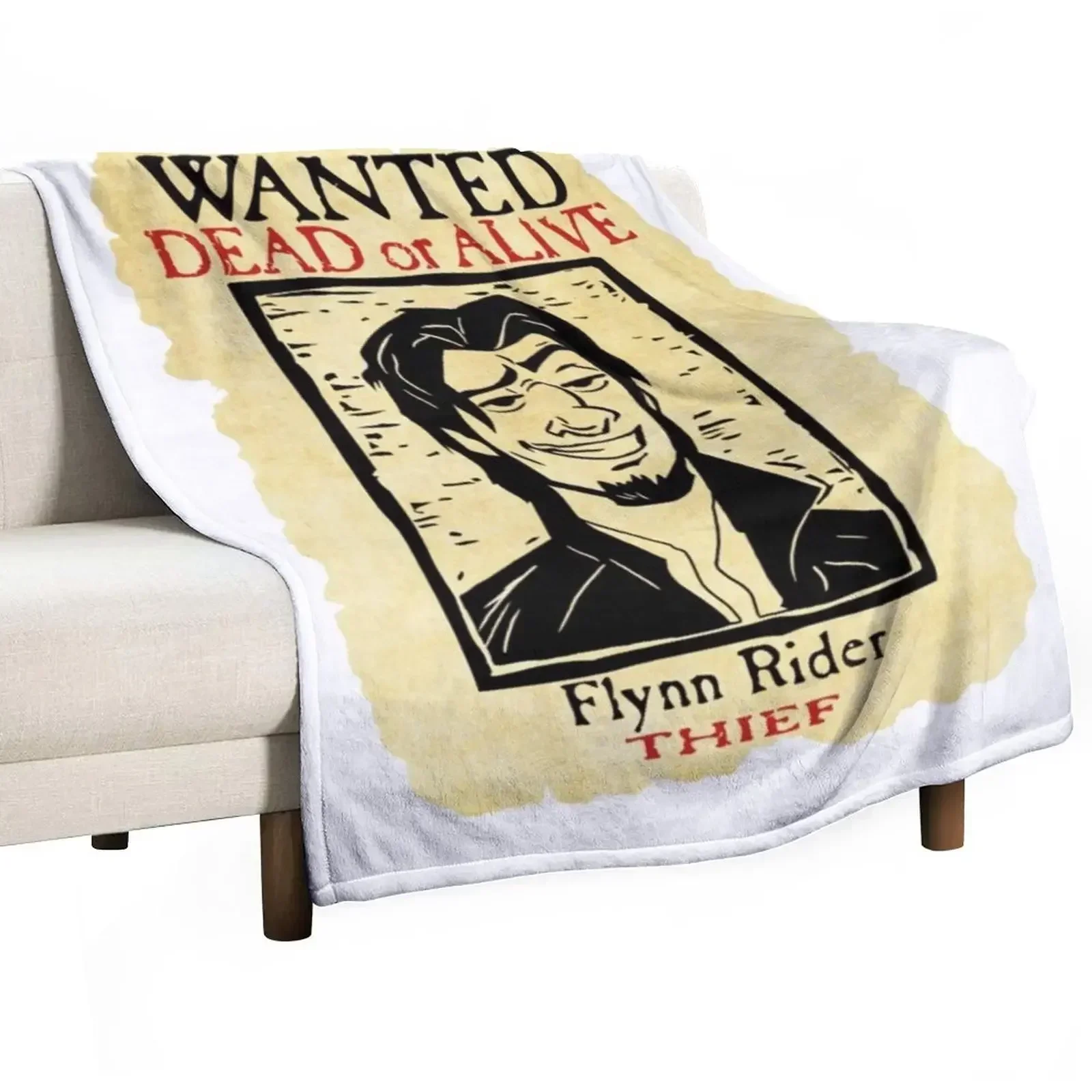 Wanted-Flynn-Rider-Broken-Nose-Triblend Throw Blanket Luxury Soft Beds christmas gifts Summer Luxury Designer Plaid Blankets