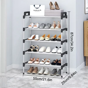 3-7 Simple floor shoe rack multi-tasting dust tasting household port 7 Main sales shoe rack - №6