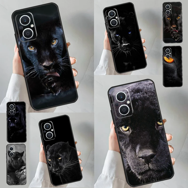 Cheetah Panther Case For OPPO Reno 8 7 Lite 6 5 4 3 8T 2Z 4Z 5Z Find X5 X3 X2 Lite Neo X6 Pro Back Cover