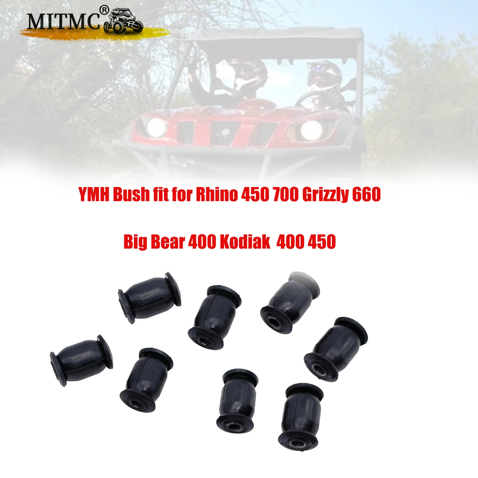 

4PC/8PC Yamaha BUSH fit for RHINO 450 700 GRIZZLY 660 BIG BEAR 400 KODIAK 400 450 5KM-23526-00-00 QUAD GO KART