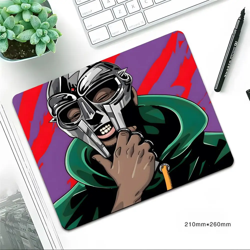 Retro MF Doom Posters Doomsday Kraft Mouse Pad  e-sports universal desktop laptop simple office rubber small non-slip pad