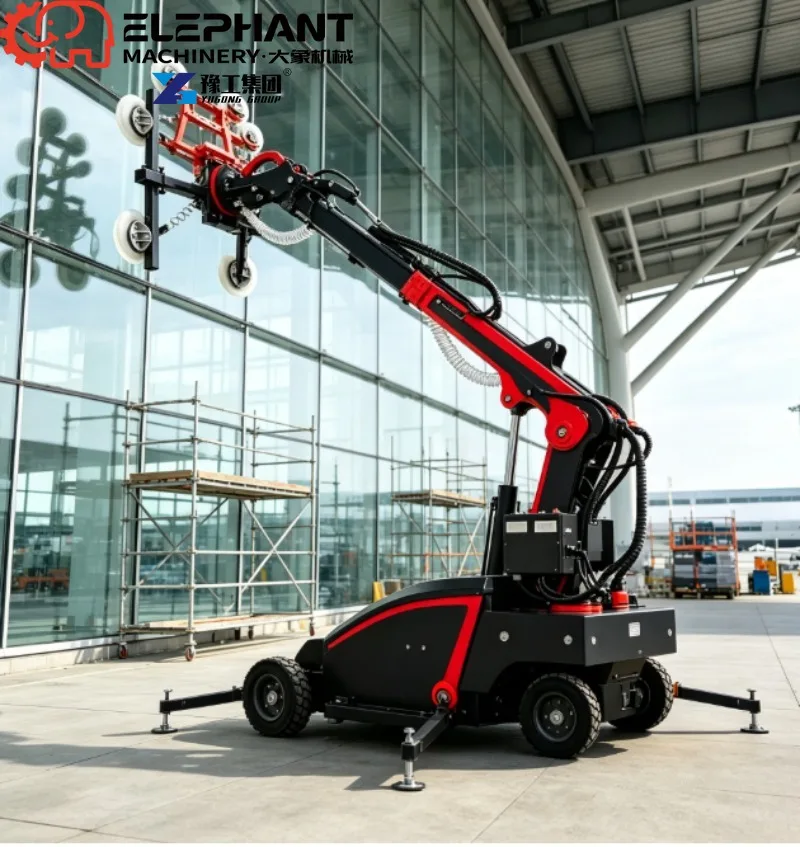 800kg High Precision Vacuum Glass Handling Machine, Cleanroom Grade Suction Lifter For Electronics Manufacturing