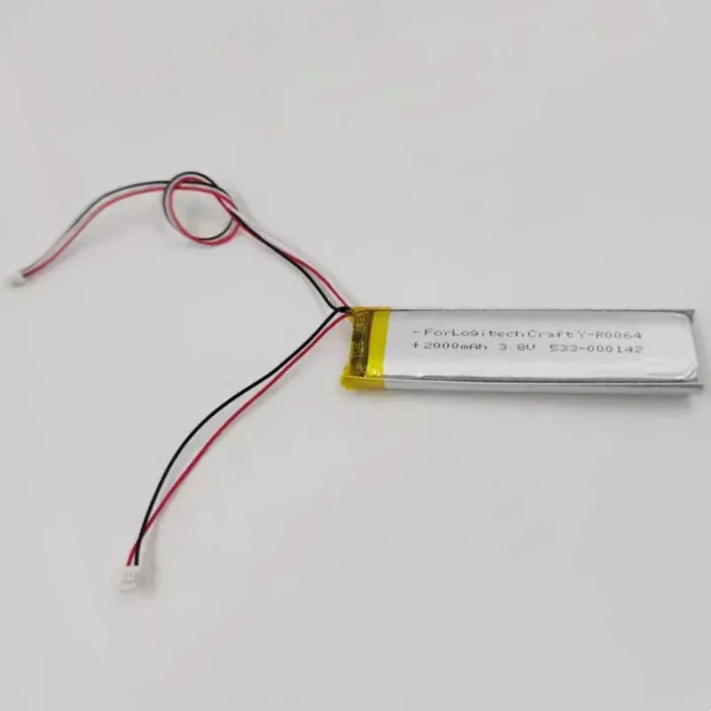 Imagem -05 - Bateria de Teclado para Chaves Logitech Mini K800 mx 802085 533000177 533-000142 533-000141 3.7v 5.55wh Yr0073 Ofício Y-r0064 Novo