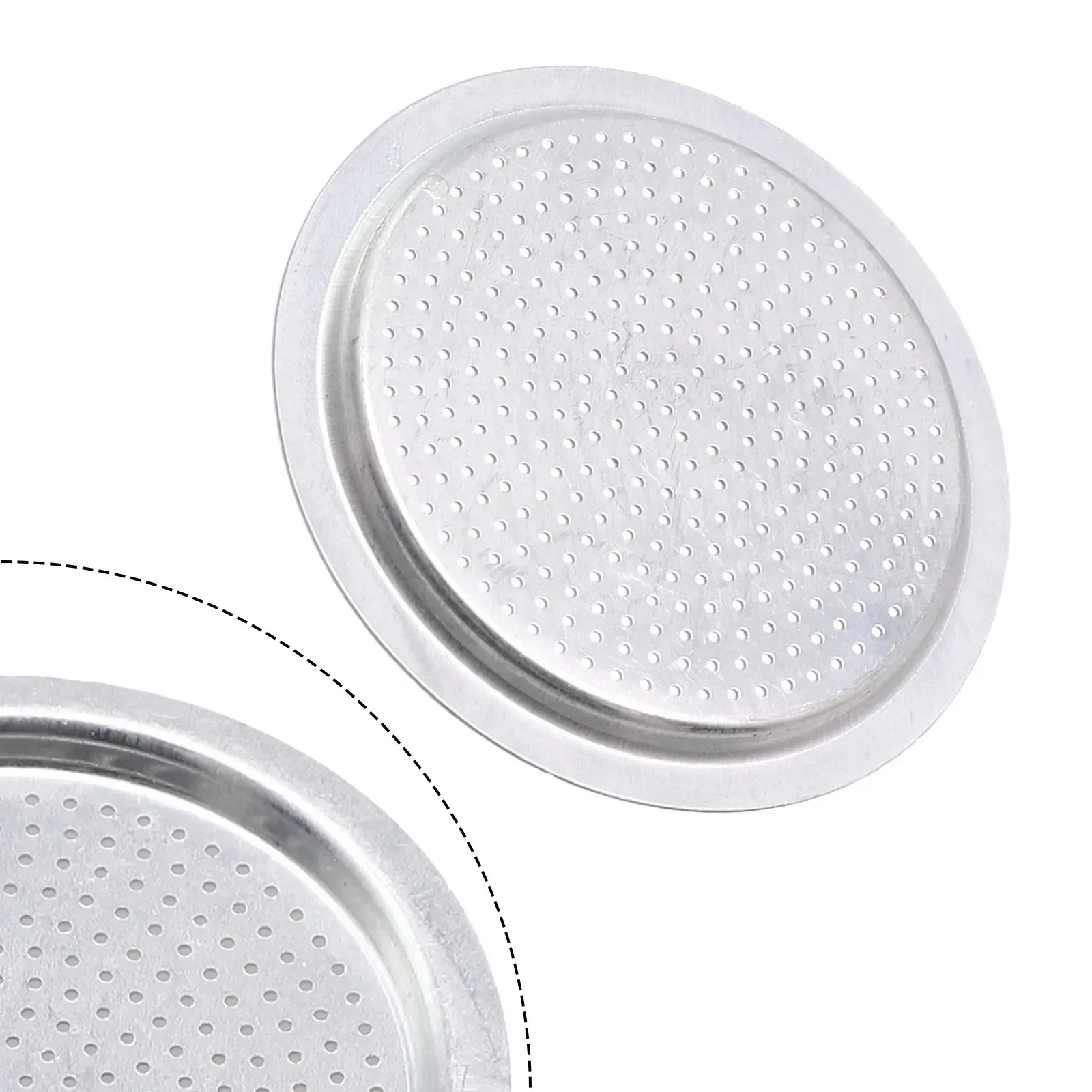 Espresso Pot Spare Parts Cups Seal Gasket Filter Premium Aluminum Material Leakproof And Long Lasting Performance