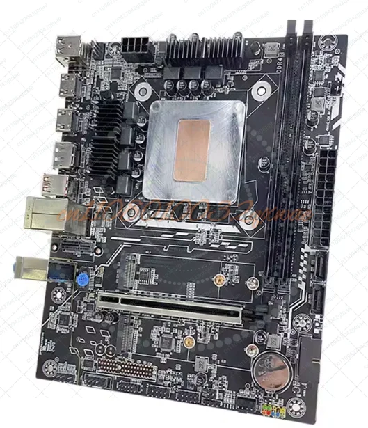 M-ATX CPU Motherboard Combo 12th Core Interposer QXZR ES 0000 8C12T PCIe2.0x8 Integrated CPU DDR4 RAM NVME M.2 Kit Placa Mãe