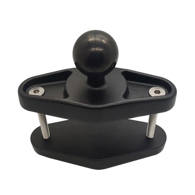 

1.5 Inch Rail Tube Mount Base Pole Rectangle Ball Base Tablet Monitor Mount Kit for Forklift Ball Joint Mount for Ram C Size Arm
