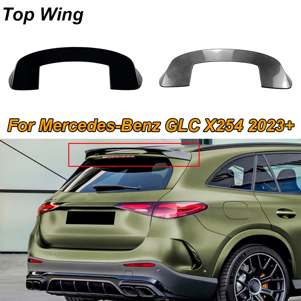 For Mercedes-Benz GLC X254 2023+ Car Roof Spoiler Rear Trunk Spoiler 2023 2024 Rear Wing ABS Body Kits Tuning Cars Exterior Part