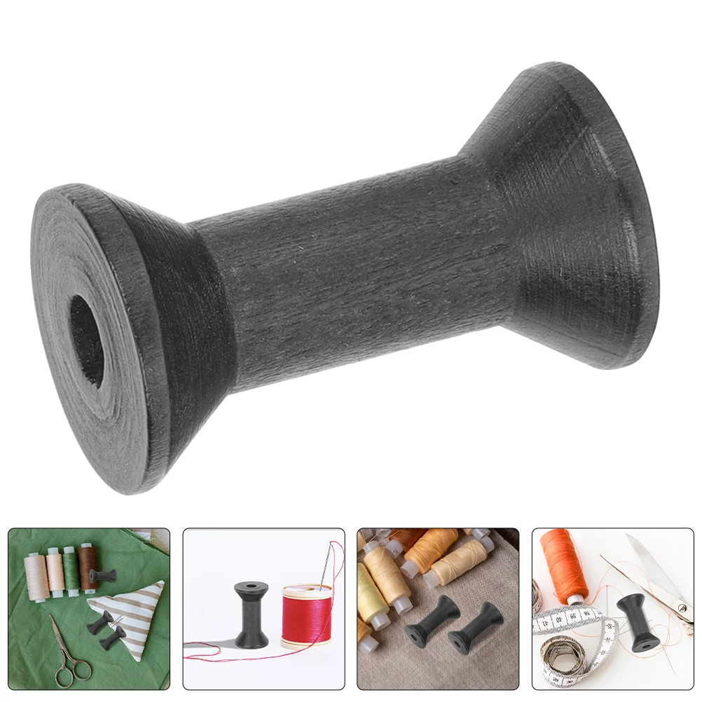 15 قطعة بكرات خشبية فارغة لخياطة الموضوع سلك الغزل لف الحرفية تخزين حامل خمر نمط بكرة المنظم