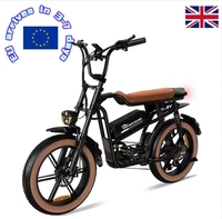 EK30 fat tire bike original dual brake full suspension 20 * 4 inch fat tire high speed power electric mountain bike