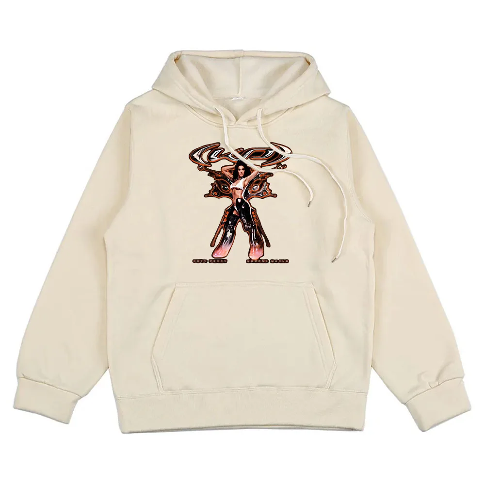 Katy Perry hoodie Album dunia wanita untuk penggemar wanita pria pakaian musim dingin musim gugur pullover hoodie grafis Sweatshirt Streetwear