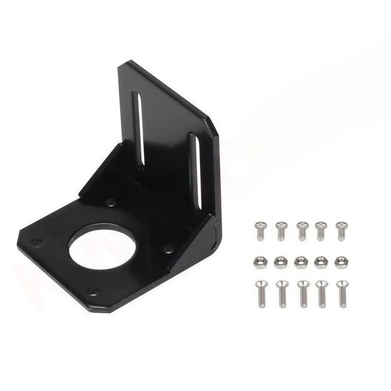 

Motor Support Base 42 57 Stepper Motor Fixed Bracket with Matching Screws 3D Printer Part High Hardness Anti-Rust Durable Stable