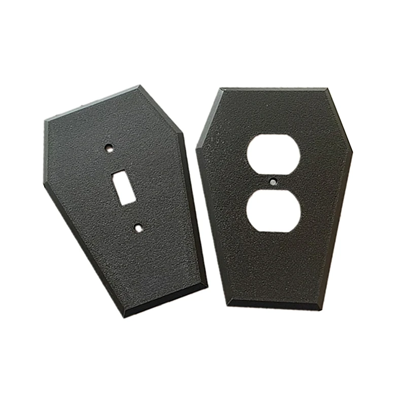 Coffin Light Switch Cover Wall Plate Casket Outlet Switch Plate Gothic Home Decor Spooky Halloween Switch Cover