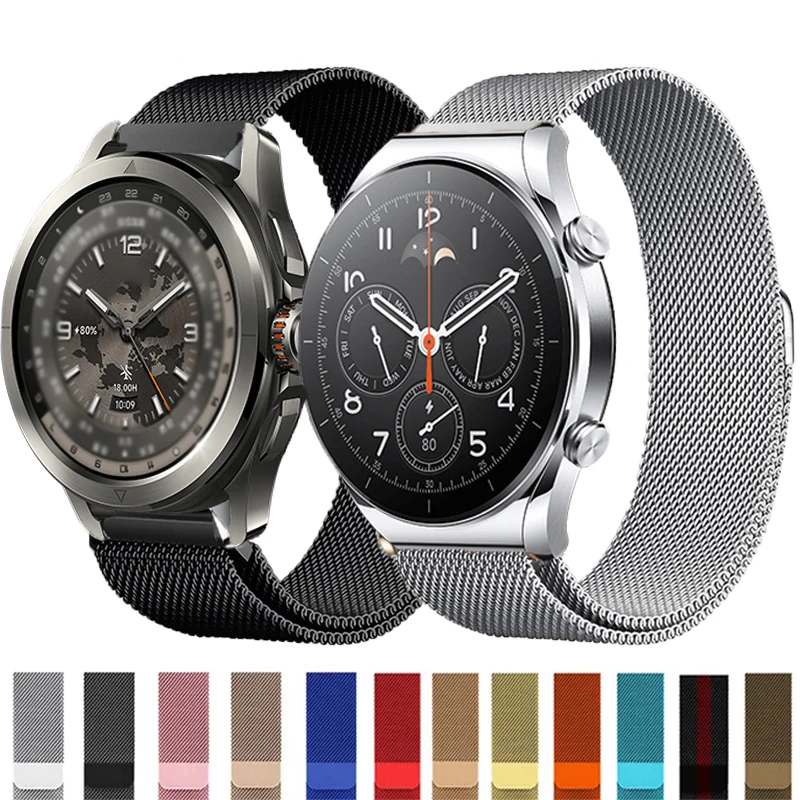 Milanese Loop für Xiaomi Watch 2 Pro Mi Watch Color 2 Armband Metall Edelstahl Armband für Xiaomi Watch S4 S3 S2 S1 Active