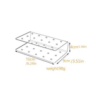 有孔蛋糕棒棒糖展示架 糖果展示架 壓克力透明耐用糖果架 嬰兒派對 婚禮派對 生日甜點擺放架 10 最佳銷售 蛋糕棒棒糖 - №2
