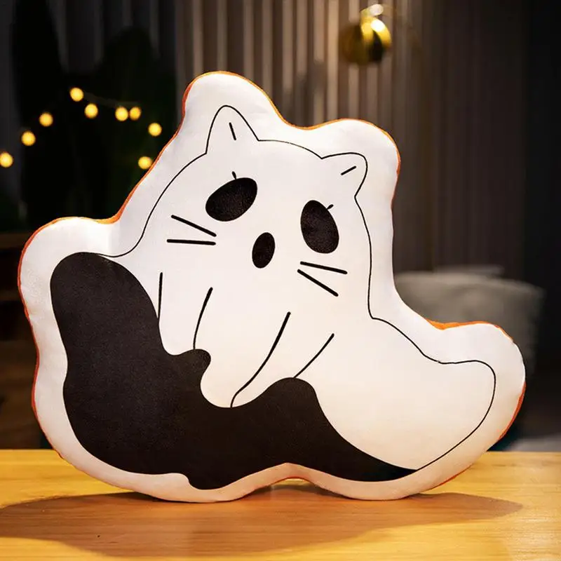 Ghost Halloween หมอน Plush Ghost โซฟาหมอนเบาะสบาย Ghost Halloween Lumbar หมอนสําหรับฮาโลวีนเด็ก