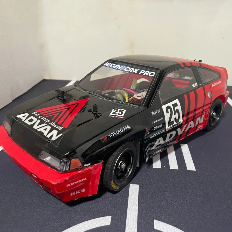 Радиоуправляемый автомобиль Tamiya M Chassis 1:12 Honda CRX, прозрачный лехаский корпус для мини-шасси Tamiya, колесная база 210 мм