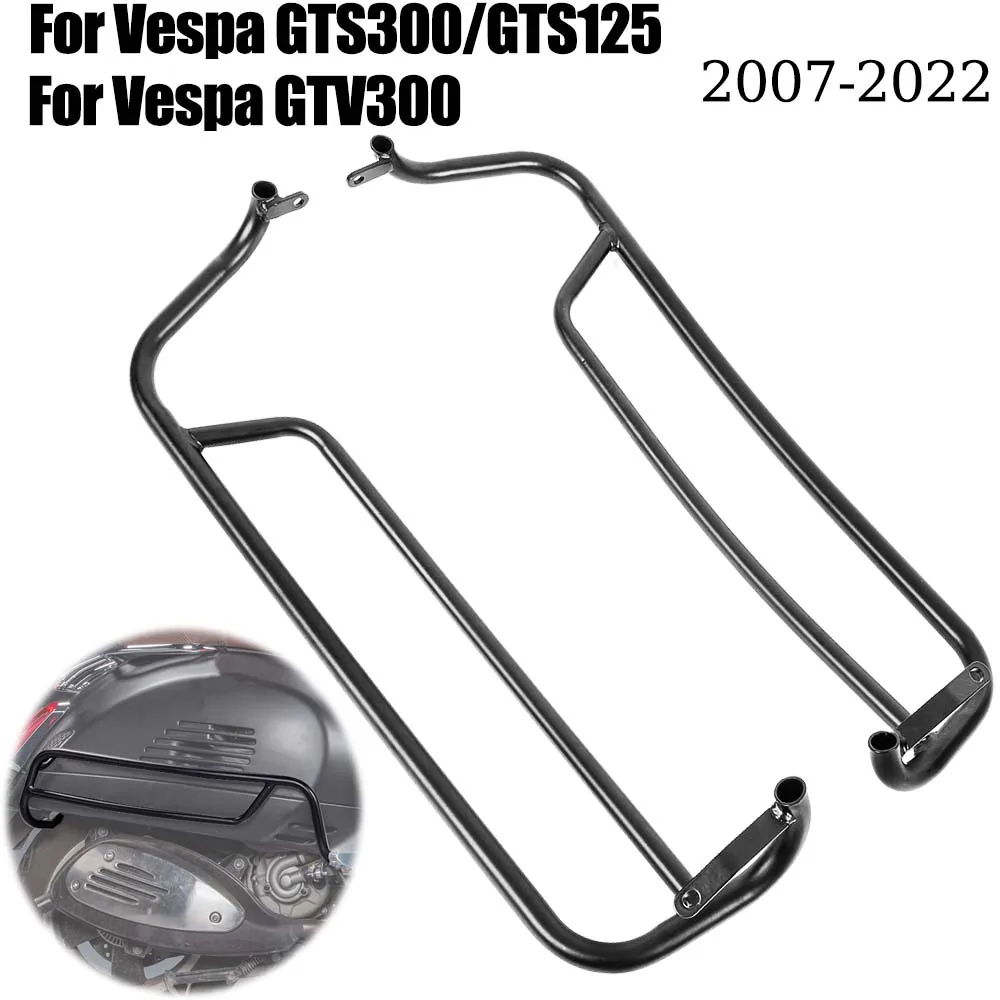 

For Vespa GTS300/GTS125 GTV300 2007-2022 Scooter Highway Crash Bars Engine Guard Bumper Frame Side Falling Fairing Protection