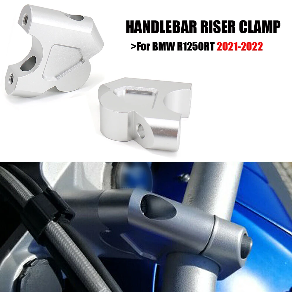 

Motorcycle Handle Bar Riser Clamp Extend Handlebar Adapter Mount For BMW R1250RT R 1250 RT 2021 2022 R1250 RT R1250 RT