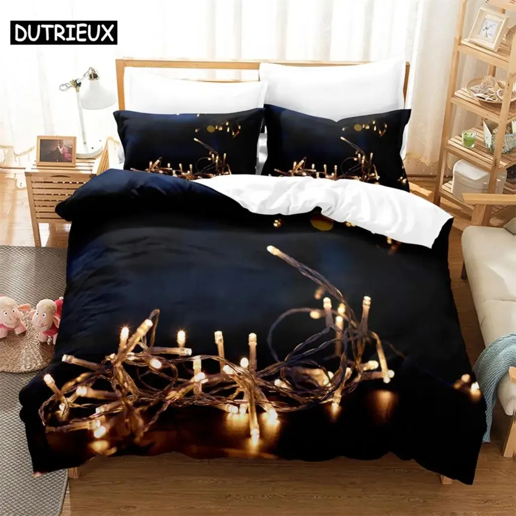 3PCS Black Bedding Sets Home Bedclothes Super King Cover Pillowcase Comforter Textiles Bedding Set  duvet cover king size