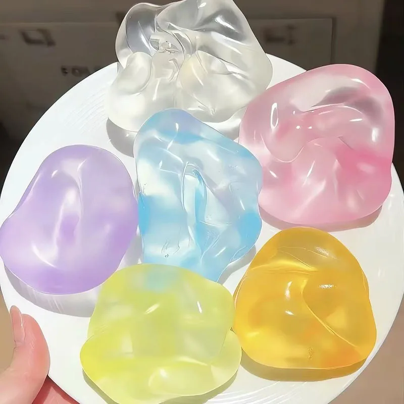 Coconut Oil Stress Ball Shapeable Squeeze Ball Non-Bounce Fidget Toy ASMR Sensory Anti-Stress Festival Gift