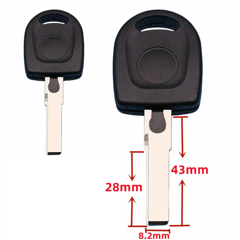 

XIEAILI 10Pcs Replacement Key Case Transponder Remote Key Shell For Vw Passat B5
