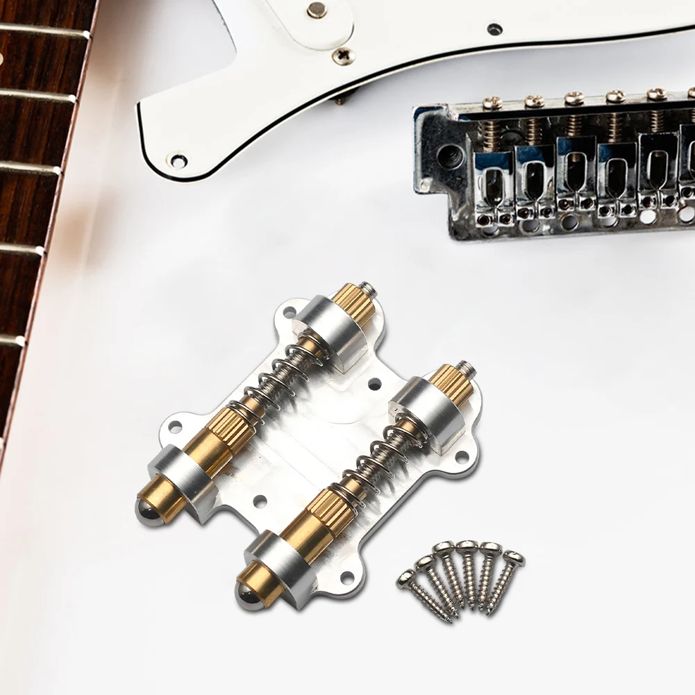 Electric Guitar Brass Tremolo Arming Adjuster Tremolo Bridge Stopper Stabilizer Tremolo Bridge Adjuster Stabilizing Device Kit