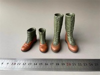 1/6th ZYTOYS DML North Africa Mini Toys Model Long Short Shoe Boot Soft Hollow Shoe PVC Material For 12\