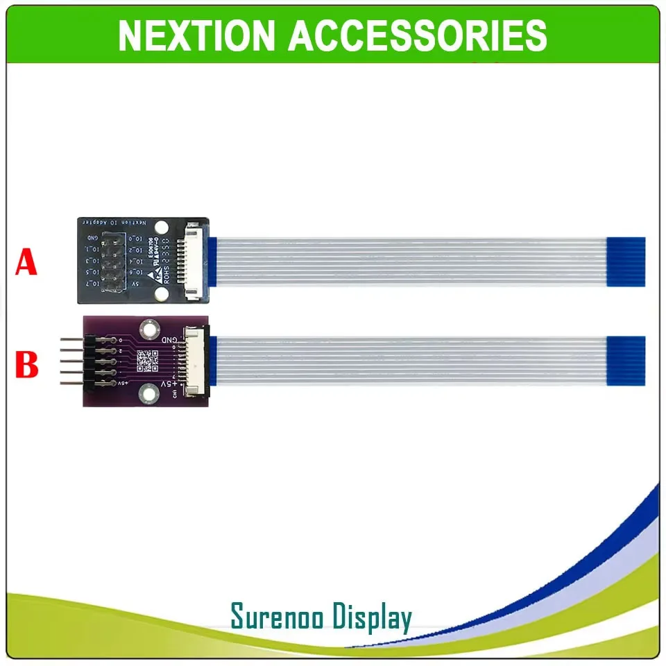 Nextion IO Adapter or Expansion Board for Nextion Enhanced HMI UART USART Intelligent LCD Display Module GPIOs I/O Extended