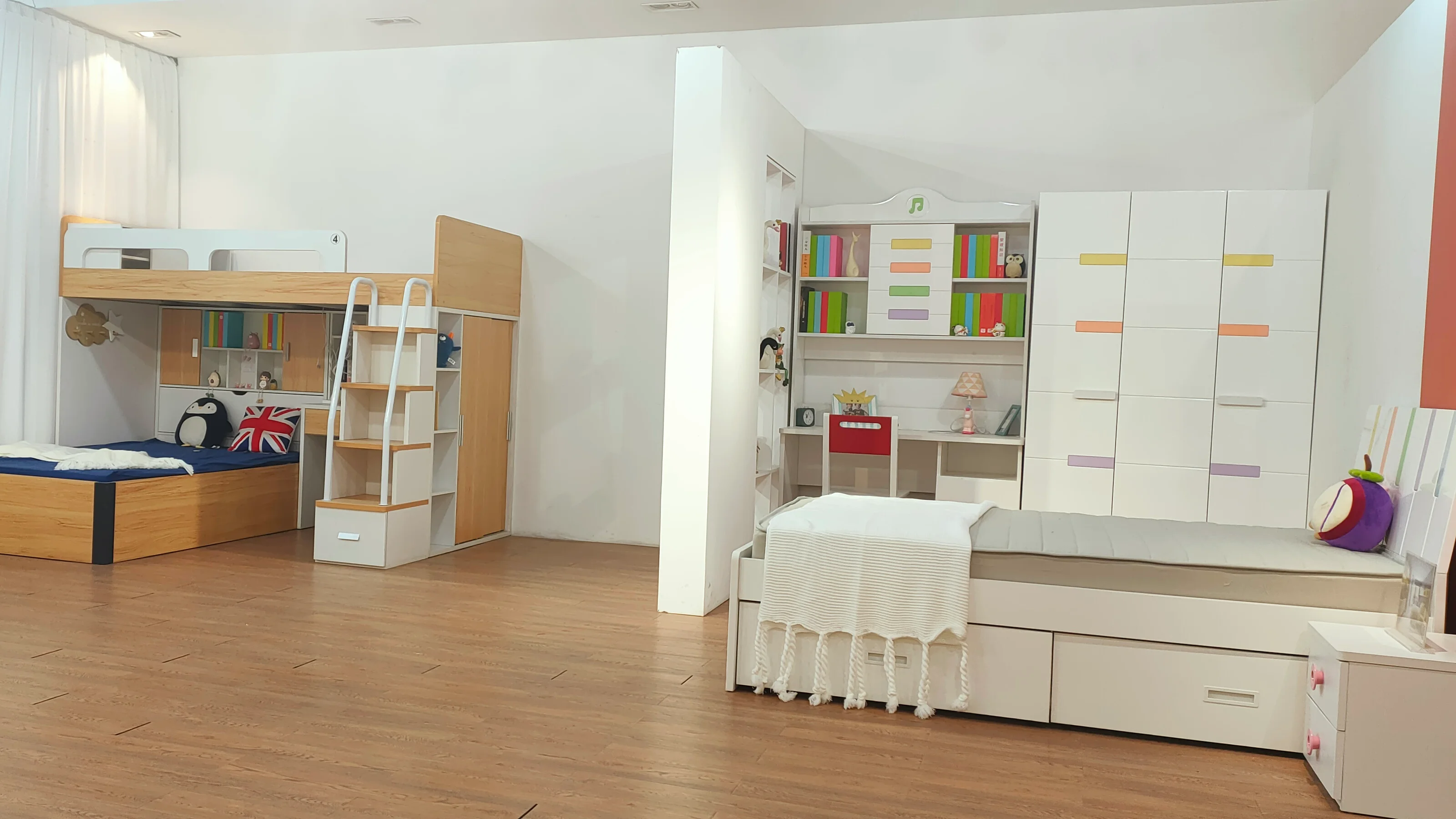 Kids Study Table com gavetas, Children Desk and Chair, Factory Supply