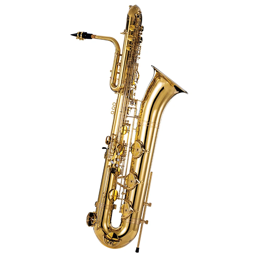 Bass Saxophone Low B to  High F Key With Hard Case