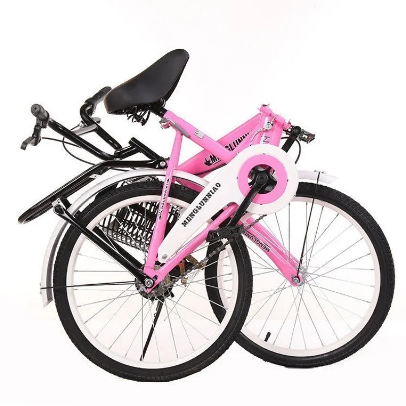 AliExpress smvp Adult Bicycle Junior High School Students 18/20/22 Inch Folding Bicycle For Primary And Secondary