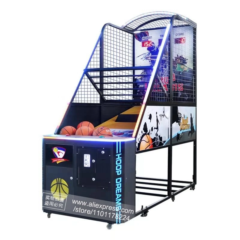 

2024 The Newest Design Basketball Shooting Machine Amusement Park Indoor Coin Operated Arcade Game Machine For Adults