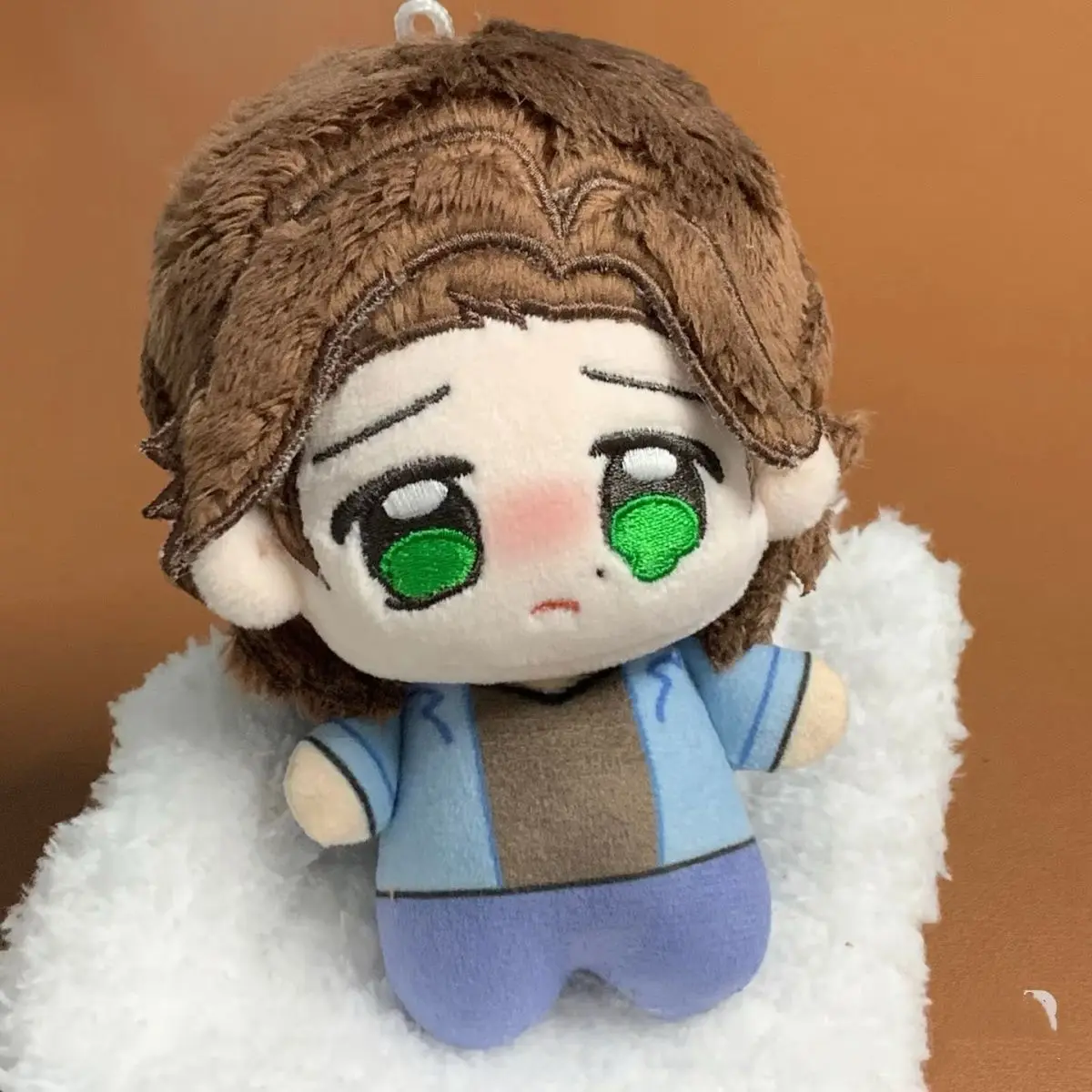 10cm Stuffed SPN Plushie Sam Dean Sammy Winchester Anime Figures Plush Doll Toys Keychain Pendant Holiday Xmas Gifts