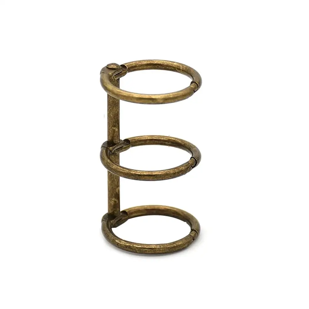 3-Ring Metal Loose Leaf Binder Rings Set