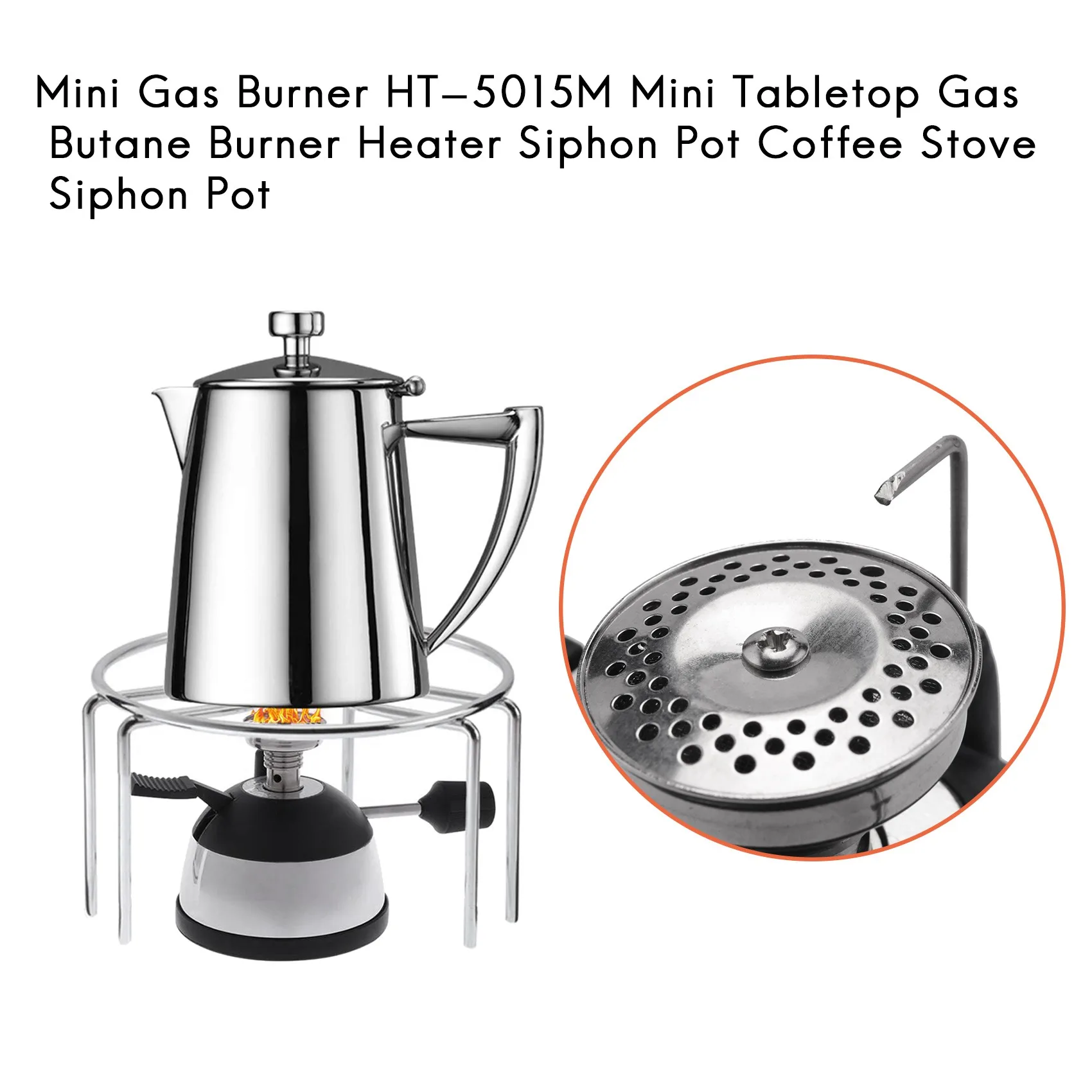 Mini Gas Burner HT-5015M Mini Tabletop Gas Butane Burner Heater Siphon Pot Coffee Stove Siphon Pot