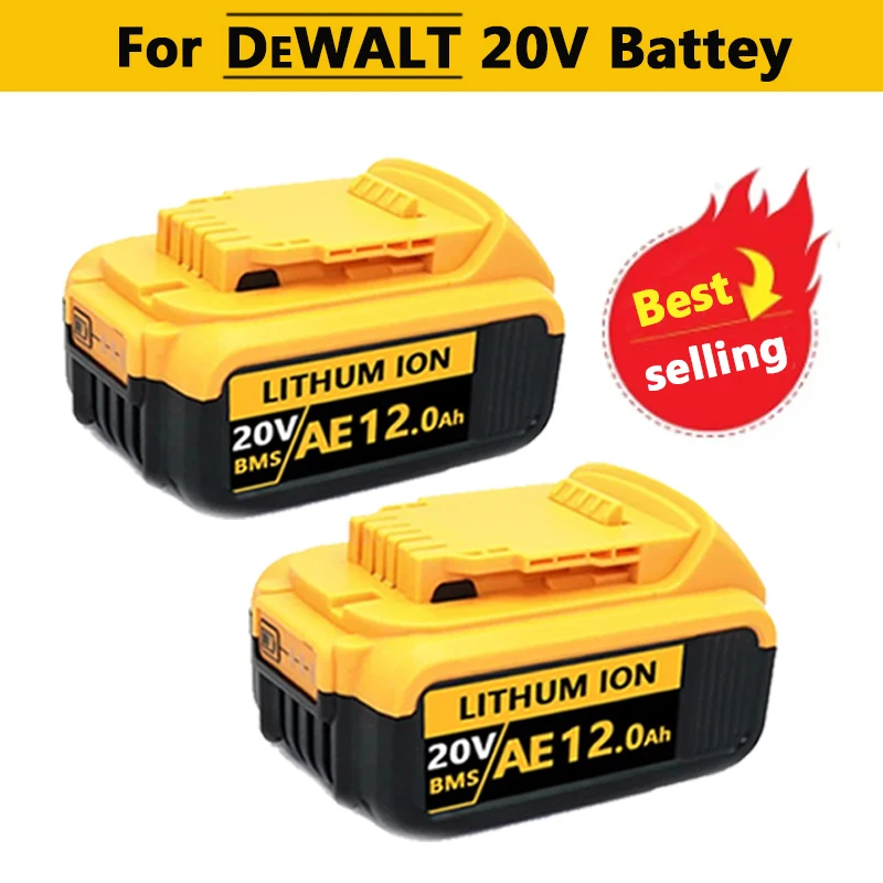 

20V DCB200 8000mAh Lithium Replacement Battery For Dewalt 18V DCB184 DCB200 DCB182 DCB180 DCB181 DCB182 DCB201 DCB206