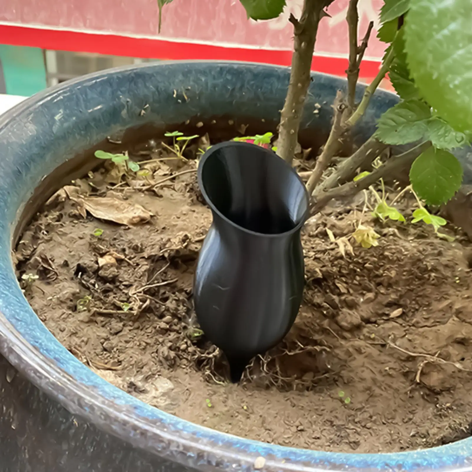 2Pcs Potted Self-Watering System for Indoor Plants Wine Glass-Shaped Root-Fed Irrigation Device Slow Release Osmotic Watering