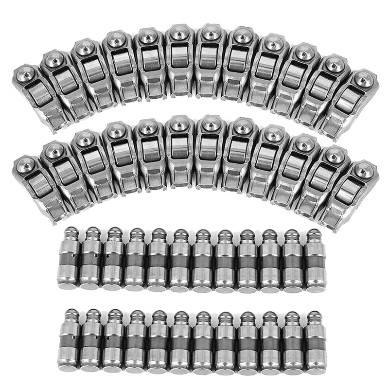 48Pcs Rocker Arms & Valve Lifters Kits 5184296AH 5184332AA For Chrysler Dodge Jeep Wrangler Cherokee Ram Pentastar 3.6L Durable