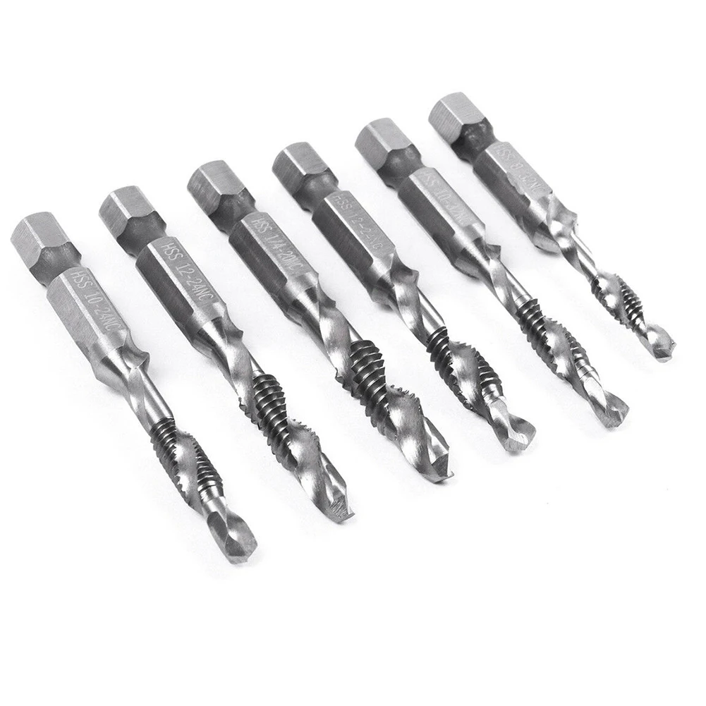 1/6 шт., набор сверл с шестигранным хвостовиком