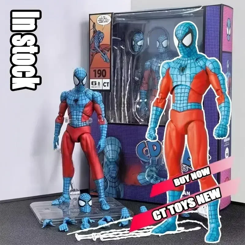 

В наличии Ct Toys Человек-паук Web Man Mafex 190Spidey Super Stories Webman Человек-паук Аниме Фигурка Подарки Игрушки